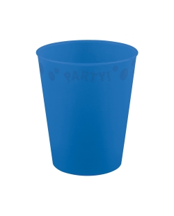 Vaso Plastico Reutilizable 250ml Azul
