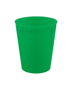 Vaso Plastico Reutilizable 250ml Verde
