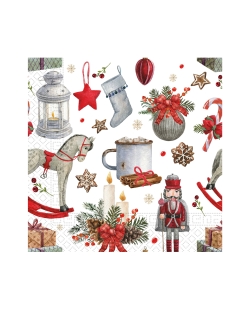 Servilletas 33X33cm Deco Navidad Fsc 3Pli