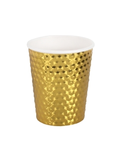 Vaso Martillado Oro 8X9cm/29cl Carton ***OFERTA DTO NO ACUMULABLE