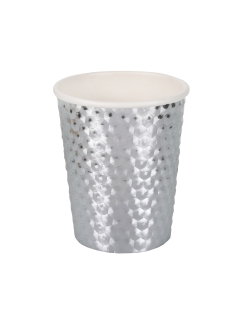 Vaso Martillado Plata 8X9cm/29cl Carton ***OFERTA DTO NO ACUMULABLE