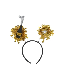 Diadema Champan Negro 21X25cm Plastico ***OFERTA DTO NO ACUMULABLE