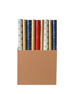 Papel Regalo 0,7X2M Navidad Metalizado Exp.40X20X72cm Carton/Papel ***OFERTA DTO NO ACUMULABLE