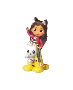 Globo Super Forma Casa Muñecas De Gabby Con Base 47X76cm ***OFERTA DTO NO ACUMULABLE