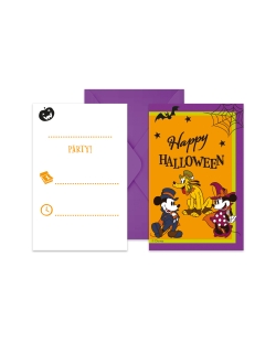 Invitaciones Mickey Hwn Retro Fsc