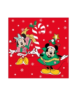 Servilletas 33X33cm Mickey Xmas Fsc 2Pli