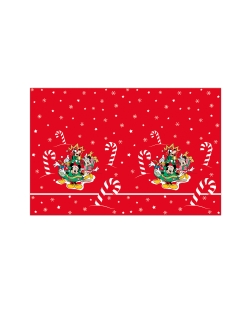 Mantel Plastico 120X180cm Mickey Xmas