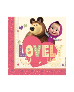 Servilletas 33X33cm Masha Dulce Fsc 2Pli