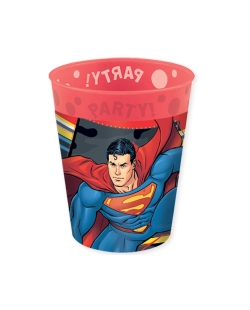 Vaso Plastico Reutilizable 250ml Superman ***OFERTA DTO NO ACUMULABLE