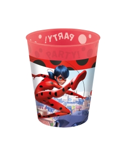 Vaso Plastico Reutilizable 250ml Ladybug