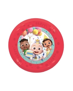 Plato Plastico Reutilizable 21cm Cocomelon Cumple