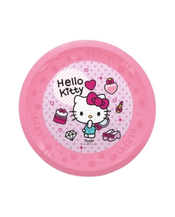 Plato Plastico Reutilizable 21cm Hello Kitty