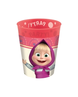 Vaso Plastico Reutilizable 250ml Masha Dulce