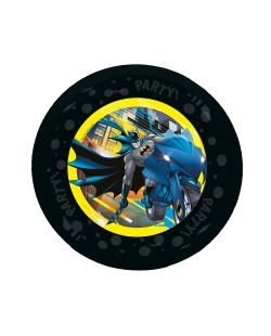 Plato Plastico Reutilizable 21cm Batman
