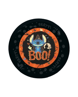 Plato Plastico Reutilizable 21cm Stitch Hwn