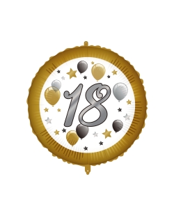 18/46cm Cumpleaños 18 Oro/Plata, Cinta Y Peso ***OFERTA DTO NO ACUMULABLE