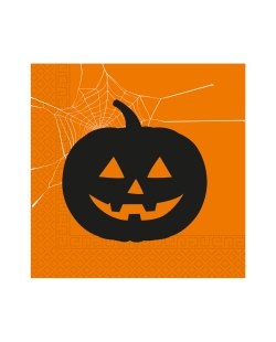 Servilletas 33X33cm Calabaza Halloween Fsc 3Pli