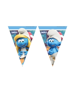 Banderin Papel Pitufos Fsc