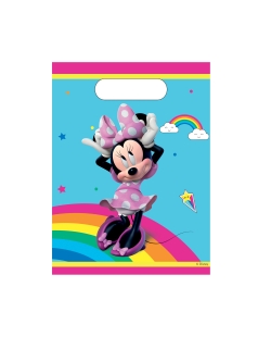 Bolsas Plastico Minnie Arcoiris