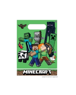 Bolsas Plastico Minecraft