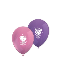 Globos Latex Hello Kitty Y Kuromi ***OFERTA DTO NO ACUMULABLE