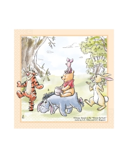 Servilletas 33 X 33cm Winnie The Pooh Naturaleza Fsc 2Pli
