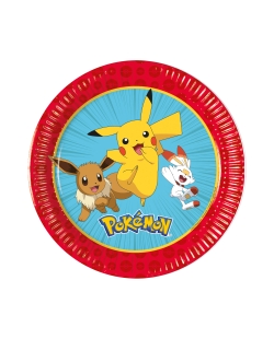 Platos 20cm Pokemon Fsc 