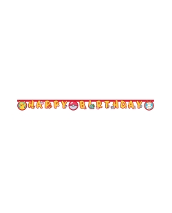 Guirnalda Happy Bday Pokemon Papel Fsc 