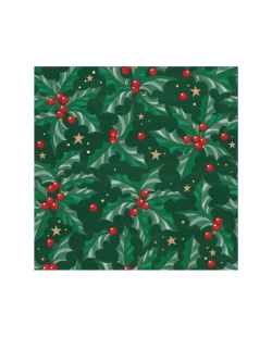 Servilletas 33 X 33cm Muerdago Xmas 3Ply Fsc