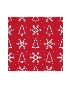 Servilletas 33 X 33cm Pinos Y Compos Xmas 3Ply Fsc