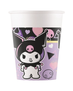 Vasos Papel 200ml Kuromi Pop Art Fsc