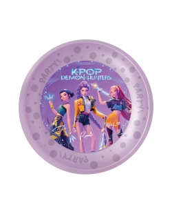 Plato Plastico Reutilizable 21cm K-Pop