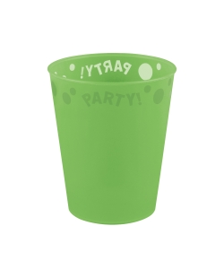 Vaso Plastico Reutilizable 250ml Fluor Verde