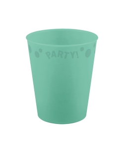 Vaso Plastico Reutilizable 250ml Menta Pastel