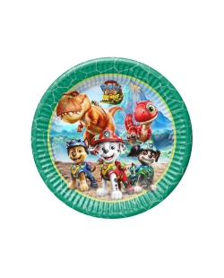 Platos 23cm Patrulla Canina Y Dino Fsc