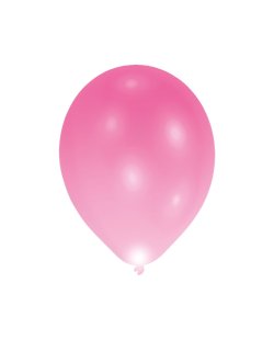 Globos de Latex LED Rosa - 28cm 