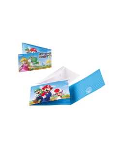 Invitaciones Super Mario ***OFERTA DTO NO ACUMULABLE