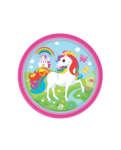 Platos 23cm Unicornio ***OFERTA DTO NO ACUMULABLE