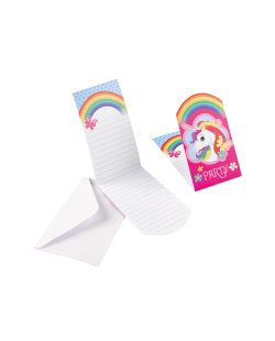 Invitaciones Unicorn Folded Invitations  