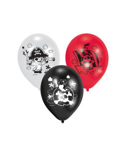 Globos Latex 22,8cm Pirate 