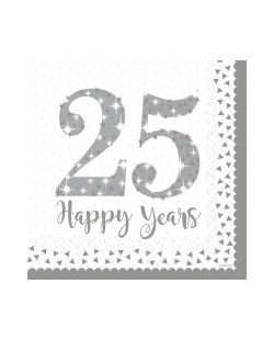 Serv/Med 33X33 Aniversario Plata 25 