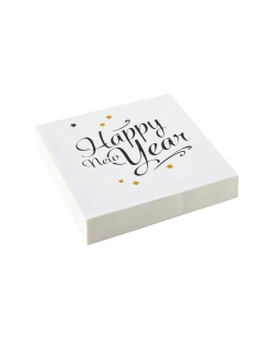 Servilleta 33cm X 33cm Golden Wishes: H. New Year 
