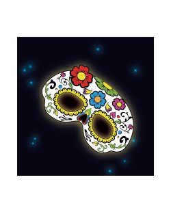 Antifaz luminoso floral - 19cm ***OFERTA DTO NO ACUMULABLE