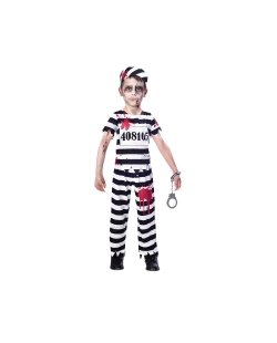 Disfraz Infantil Zombie Convict - Talla 11-12 Años