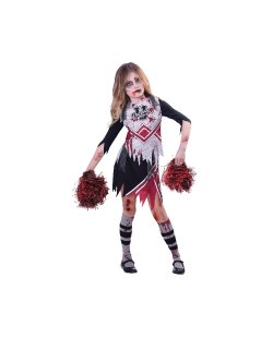 Disfraz Infantil Zombie Cheerleader - Talla 7-8 Años