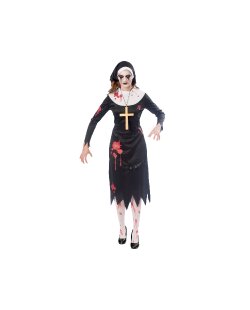 Disfraz Adulto Zombie Nun - Talla 16-18 ***OFERTA DTO NO ACUMULABLE