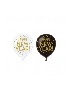 Globos Latex 27,5cm Happy New Year 