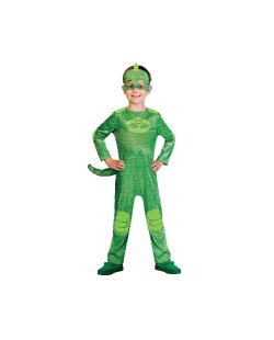 Disfraz Pj Masks Gekko Verde Talla 5-6 A&ntilde;os ***OFERTA DTO NO ACUMULABLE