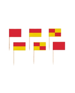 Picks Banderas Kicker De Madera 6,7cm  ***OFERTA DTO NO ACUMULABLE