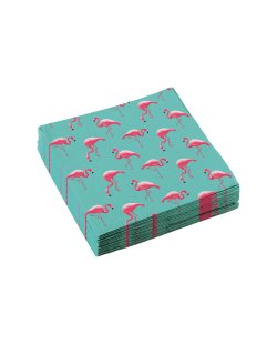 Servilletas 33x33cm Flamingo Paradise 